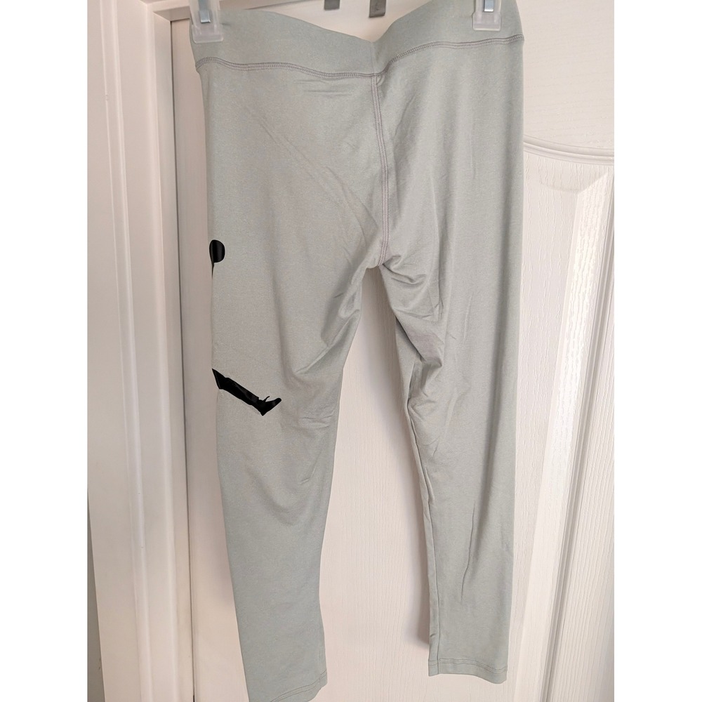 Jordan Girls Essentials Leggings Grey Heather Jumpman 45B793-C87 Large L NWT - Picture 3 of 4